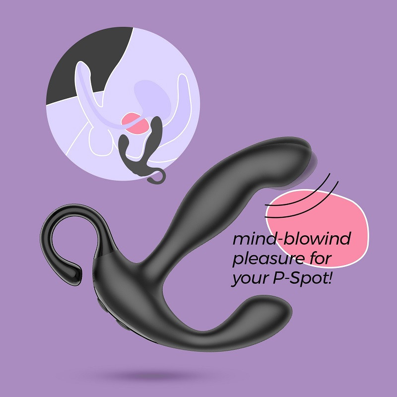 Control Remoto Estimulador Vibrador Prostático Crushious Loki