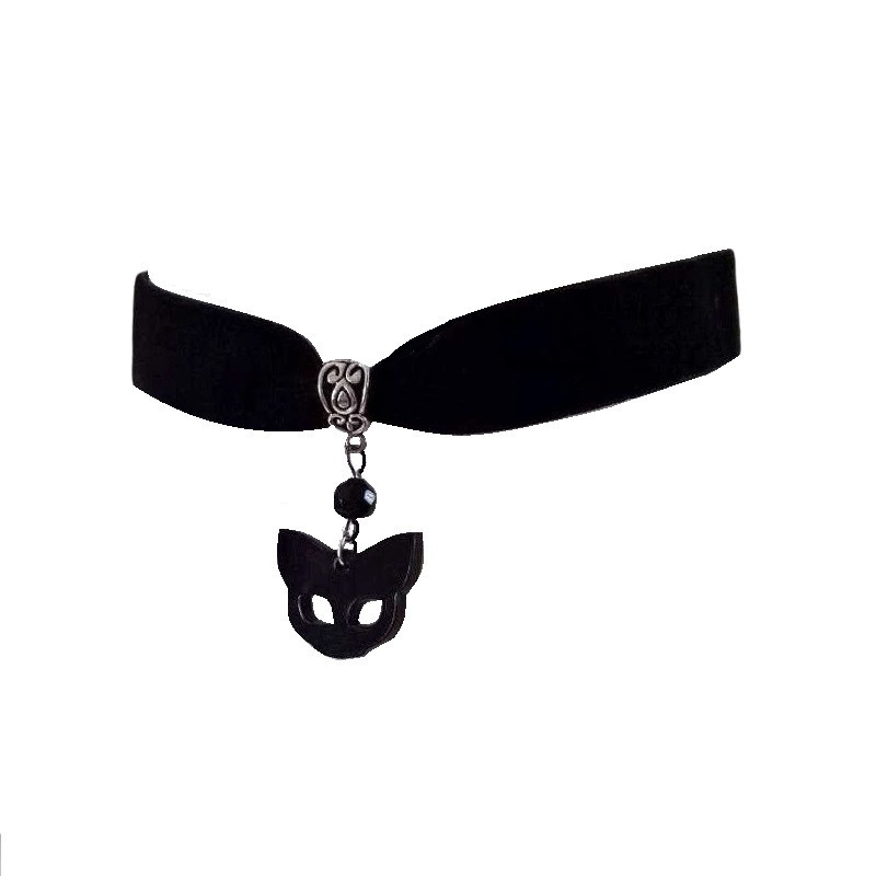 Gargantilla Choker Terciopelo Gato