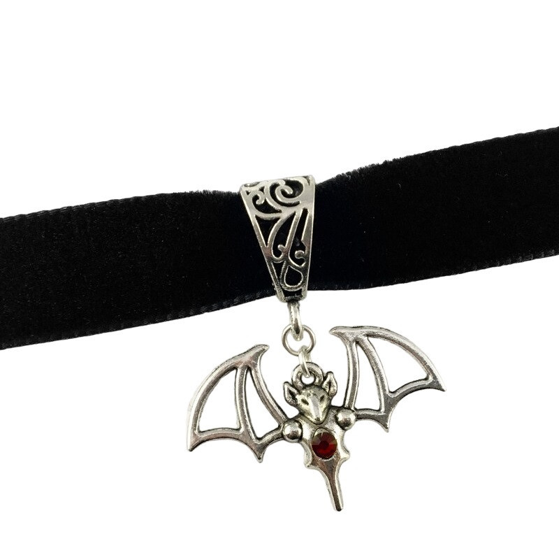 Gargantilla Choker Terciopelo Murciélago
