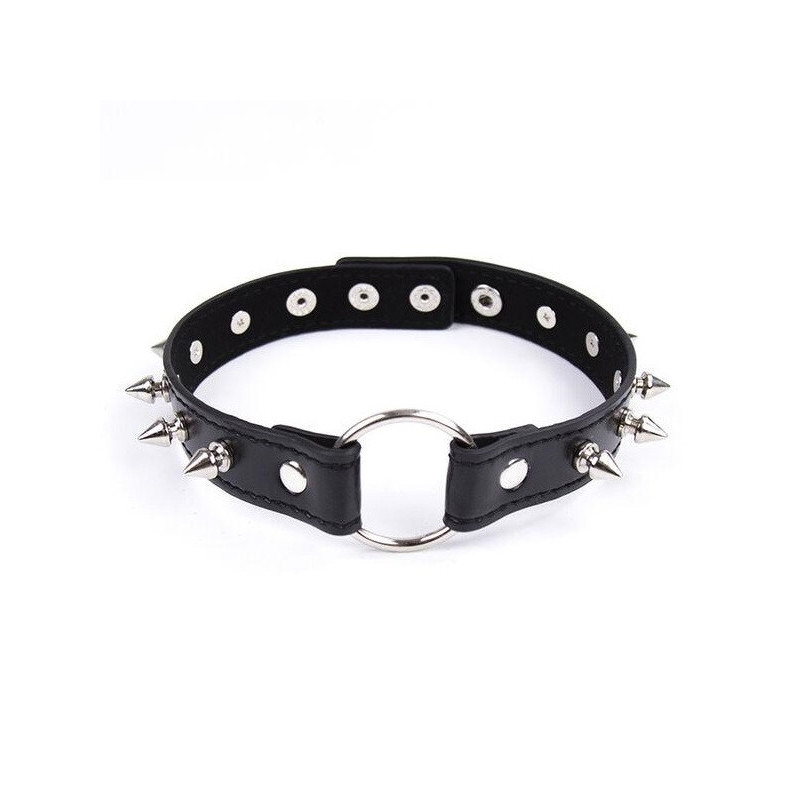 Gargantilla Con Pinchos Choker Fetish Aro