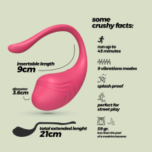 Huevo Vibrador Crushious Tamago con Control Remoto