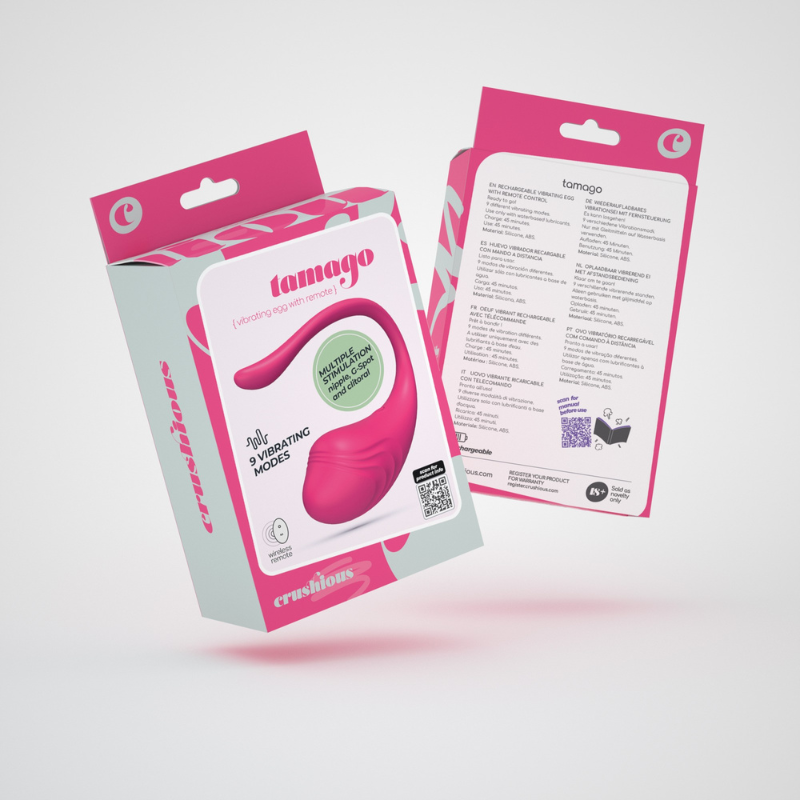 Huevo Vibrador Crushious Tamago con Control Remoto