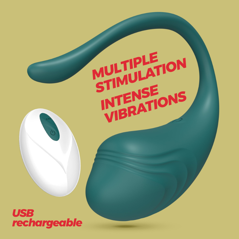 Control Remoto Huevo Vibrador Crushious Tamago Verde