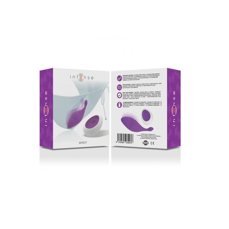 Control Remoto Mini Vibrador Morado Mindy