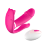 Control Remoto Vibrador Crushious Triple Estimulación Fritz  Fucsia