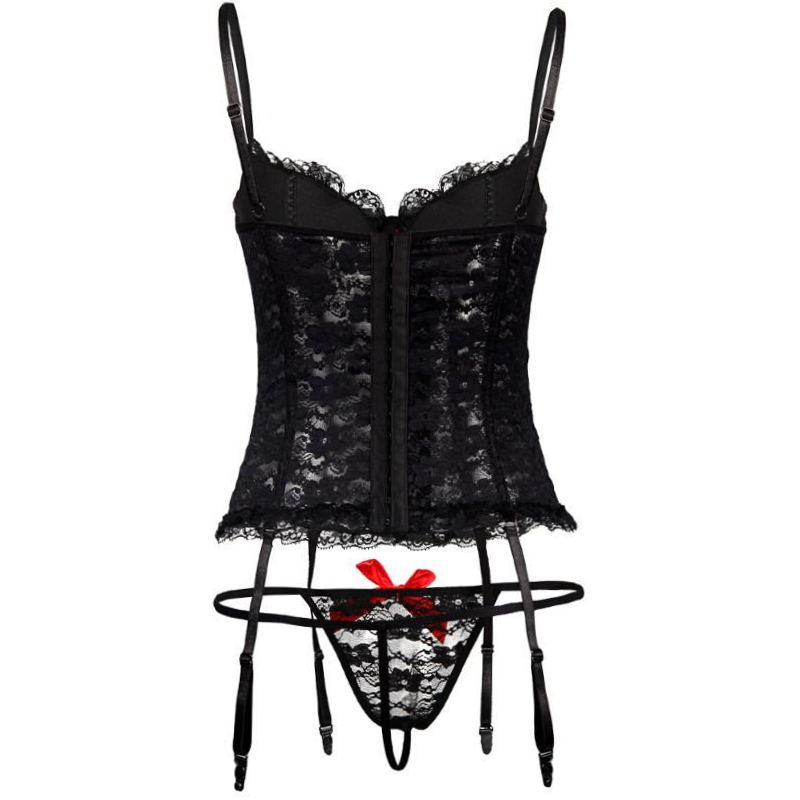 Corset De Exposed Lazo Rojo