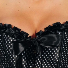 Corset Irene Intimax Negro Y Blanco