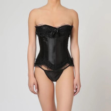 Corset Negro Brokat