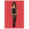 Corset y Tanga De Obsessive Negro Lustella