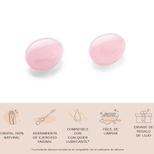 Crystal Yoni Eggs Rose Quartz