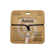 Cuarzo Rosa Colgante