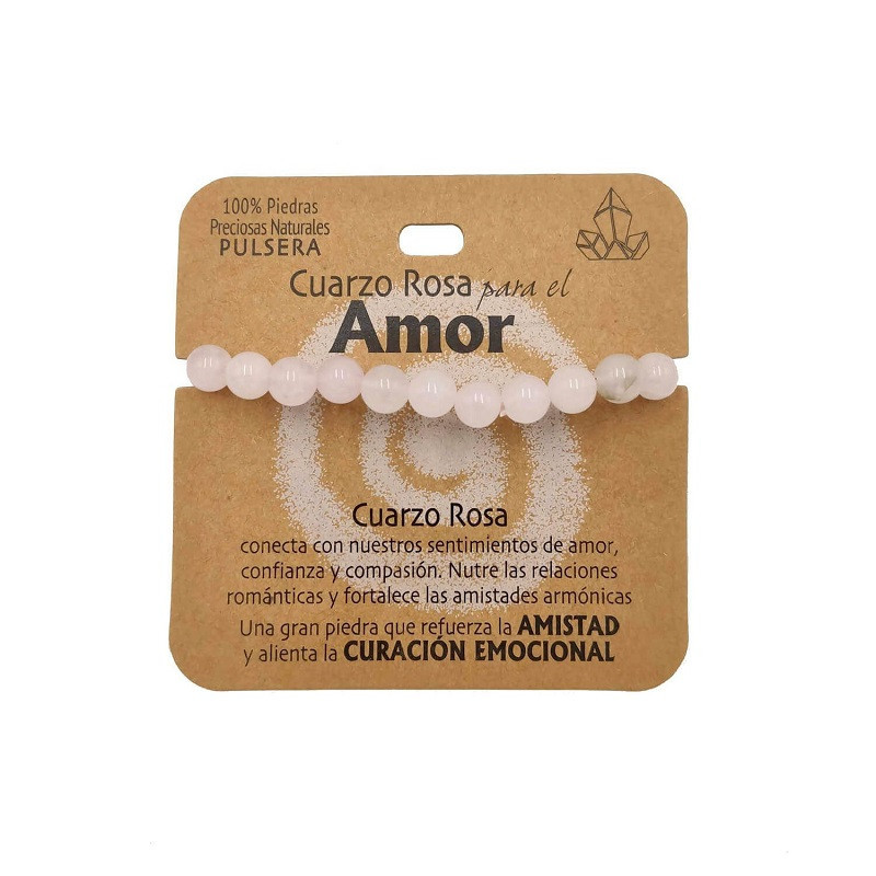 Cuarzo Rosa Pulsera