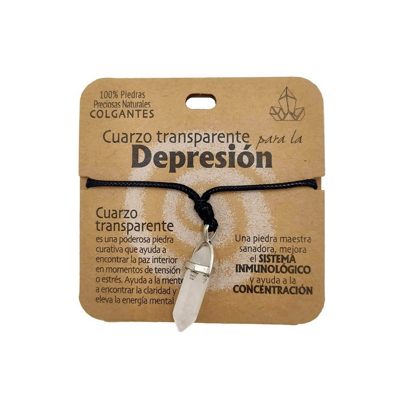 Cuarzo Transparente Colgante