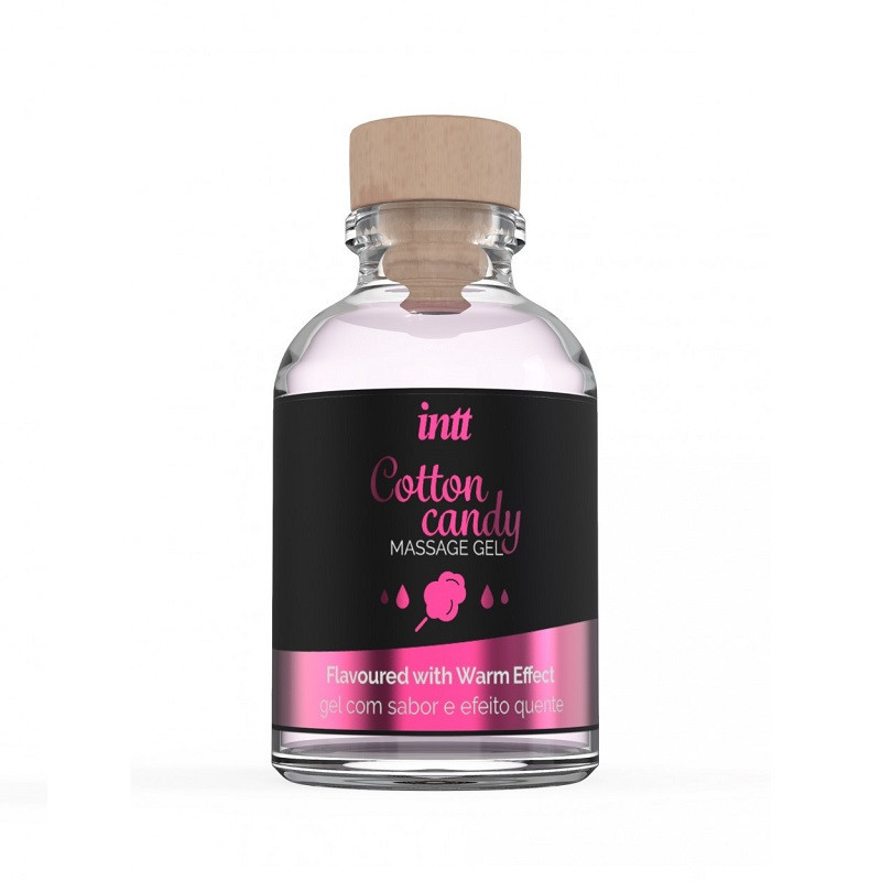 Gel De Masaje INTT Sabor Algodón De Azúcar 30 ml