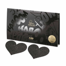 Cubre Pezones Bijoux Flash Heart Black