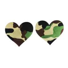 Cubre Pezones Camuflaje Corazón