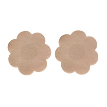 Cubre Pezones Flores Beis