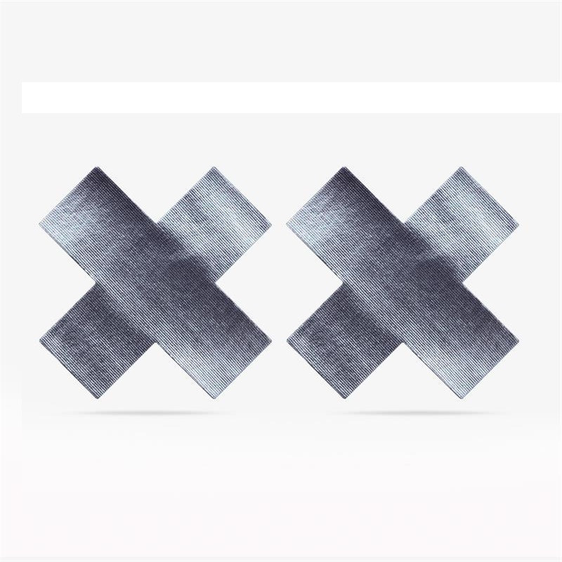 Cubre Pezones Lovetoy Pack Cruces Negras Y Grises