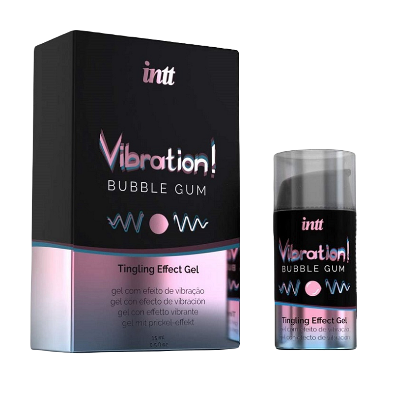 Gel Efecto Vibration Bubble Gum Intt 15 ml