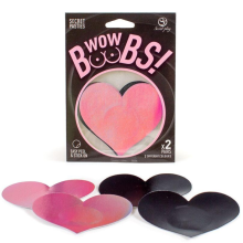 Cubrepezones Secret Play Corazón Wow Boobs