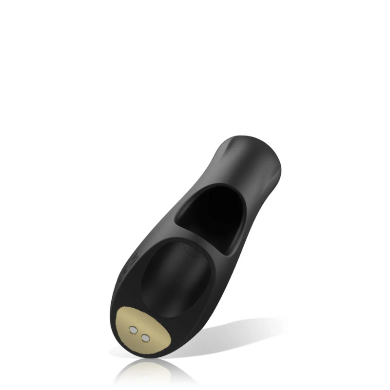 Dedal con Succión y Vibración Negro