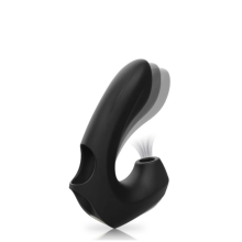 Dedal con Succión y Vibración Negro