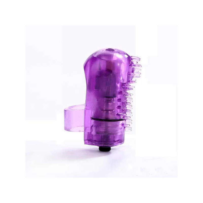Dedal Vibrador De Pilas Texturado