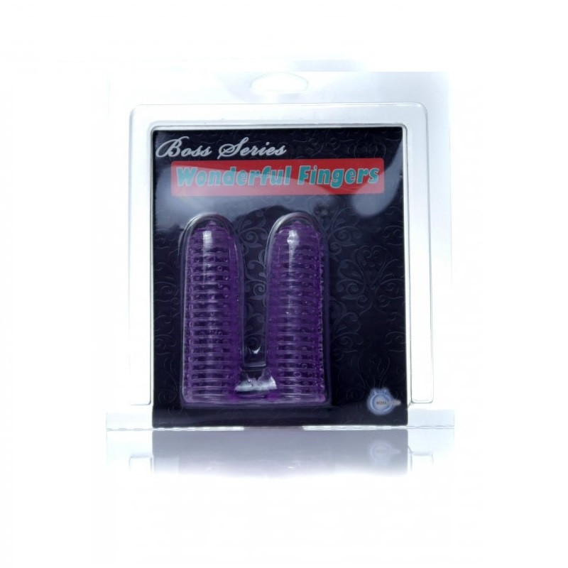 Dedil Doble 2 Texturas Wonderful Fingers Lila