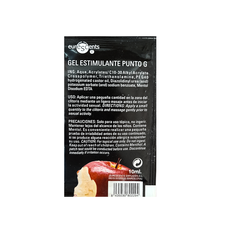 Gel Estimulante Tentación Sobre de 10 ml