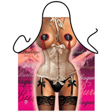 Delantal Itati Mujer Sexy Con Corset