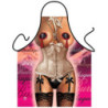 Delantal Itati Mujer Sexy Con Corset