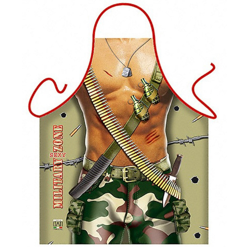 Delantal ITATI Sexy Hombre Militar