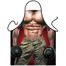 Delantal Itati Sexy Hombre Pesas