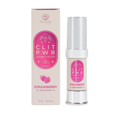 Gel Estimulante Vibrador Líquido Clit Pwr Fresa Secret Play 15 ml