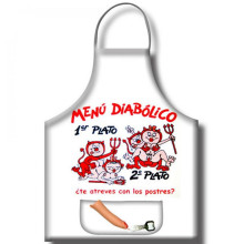 Delantal Menú Diabólico