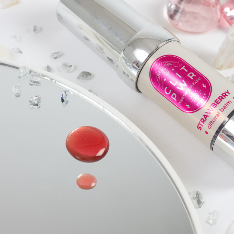 Gel Estimulante Vibrador Líquido Clit Pwr Fresa Secret Play 15 ml