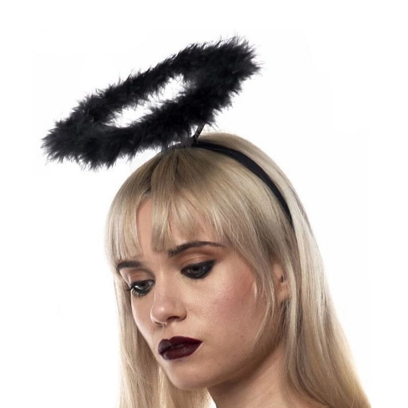 Diadema Ángel Aro Negro