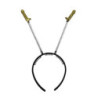 Diadema Antenas Penecillos Metalizados Amarillos