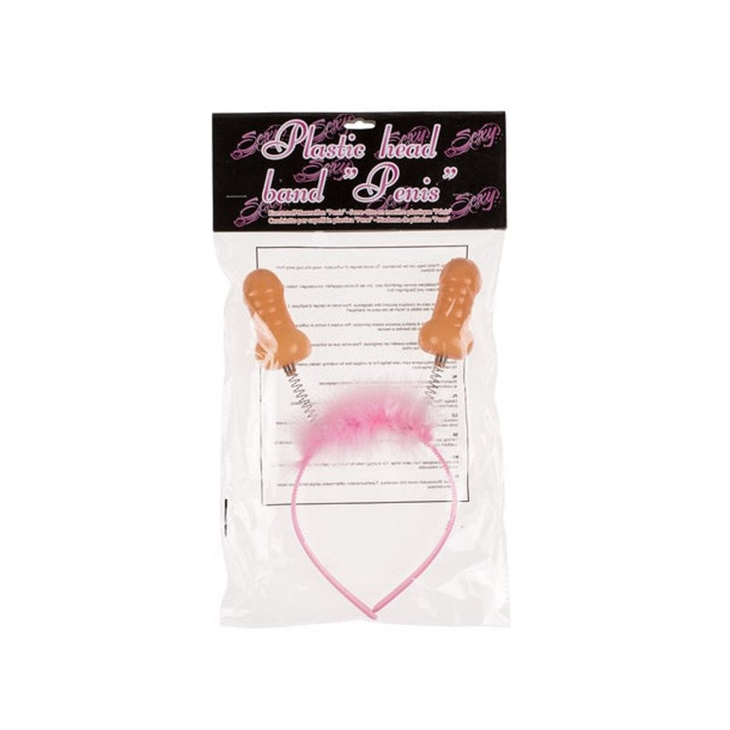 Diadema Rosa Penes Realísticos