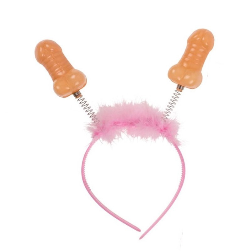 Diadema Rosa Penes Realísticos