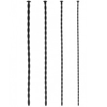 Dilatador Uretral Ouch Set 4 Sondas Uretra Beginner Silicone Spiral