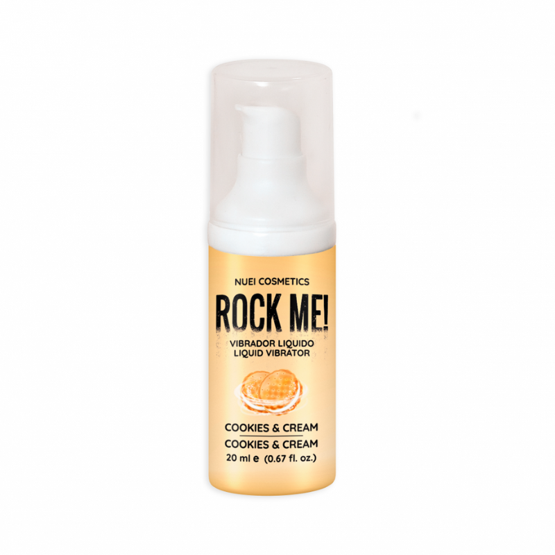 Gel Estimulante Vibrador Líquido Rock Me Cookies & Cream Nuei 20 ml