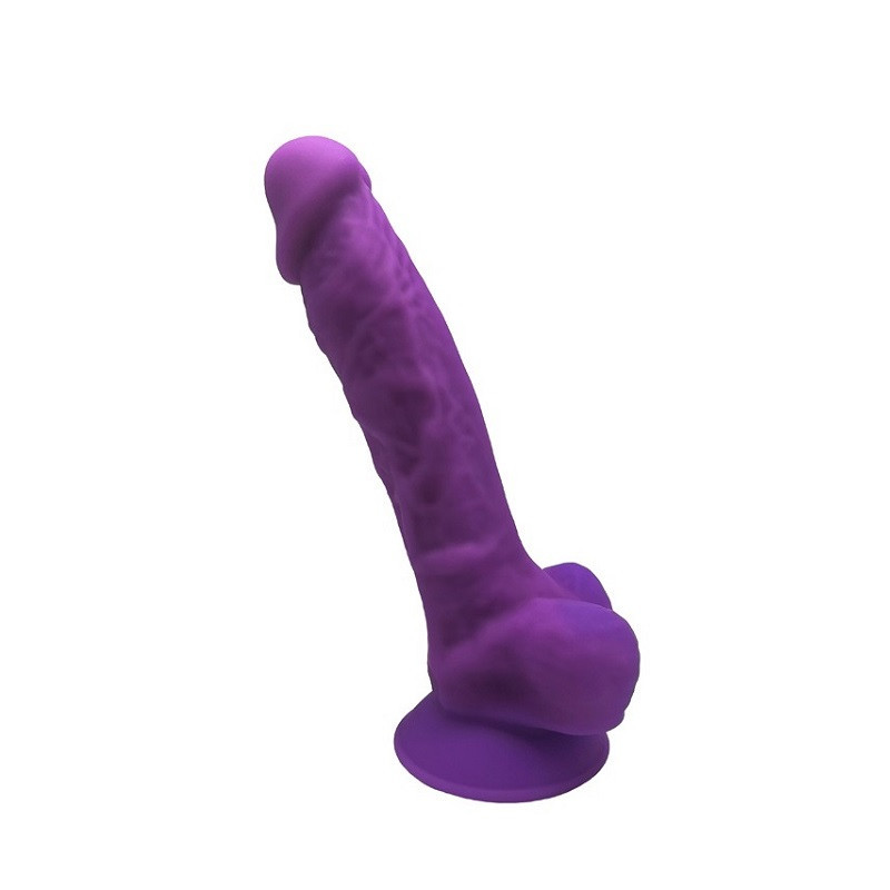 Dildo Con Ventosa Silexd 7 Morado