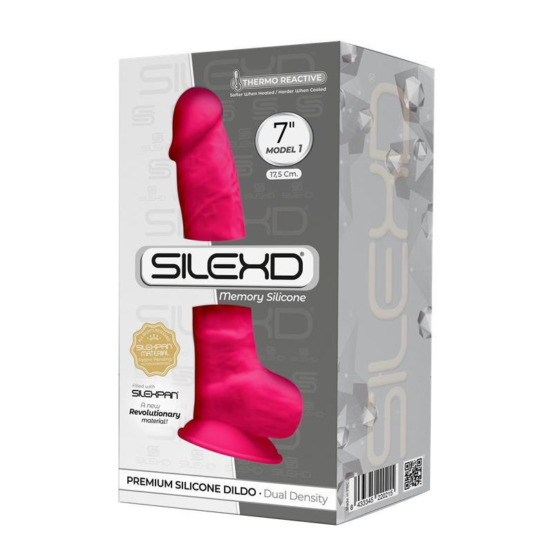 Dildo Con Ventosa SILEXD 7 Rosa
