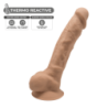 Dildo Con Ventosa SILEXD 9 Modelo 1 Caramelo