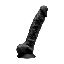 Dildo Con Ventosa SILEXD 9 Modelo 1 Negro