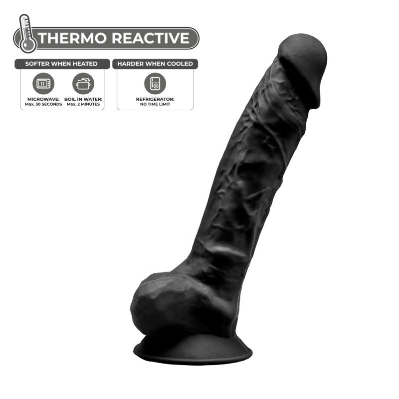 Dildo Con Ventosa SILEXD 9 Modelo 1 Negro
