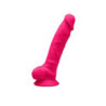 Dildo Con Ventosa SILEXD 9 Modelo 1 Rosa
