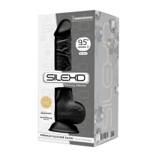 Dildo Con Ventosa SILEXD 9,5 Negro