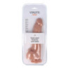 Dildo Con Ventosa Virgite R29 Dual Layer Realistic Beis